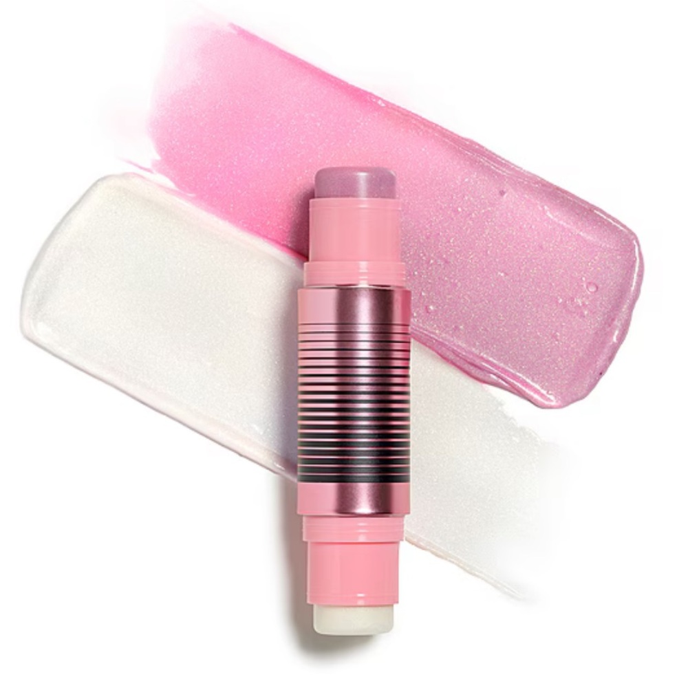 BNIB Dibs Glowtour Blush & Highlight PH Activated Duo Stick - Aura
